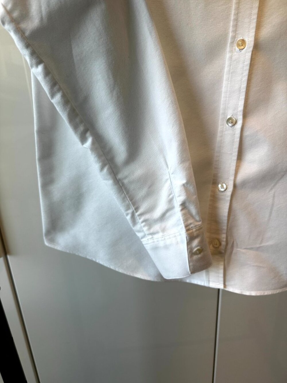 Sezane - Tomboy Button Down Shirt - White - Size 38 - Picture 9 of 11